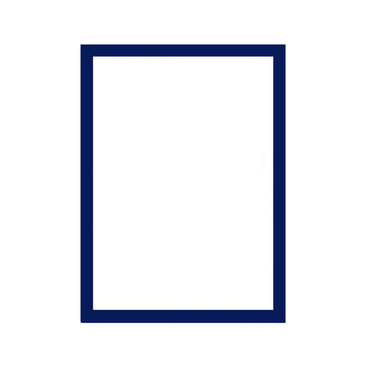 Self Adhesive Magnetic Picture Frame navy-blue 8k-38x26-5cm by HitMyNeed
