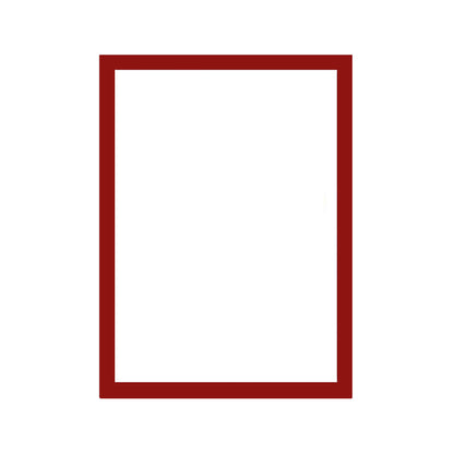 Self Adhesive Magnetic Picture Frame red 8k-38x26-5cm by HitMyNeed