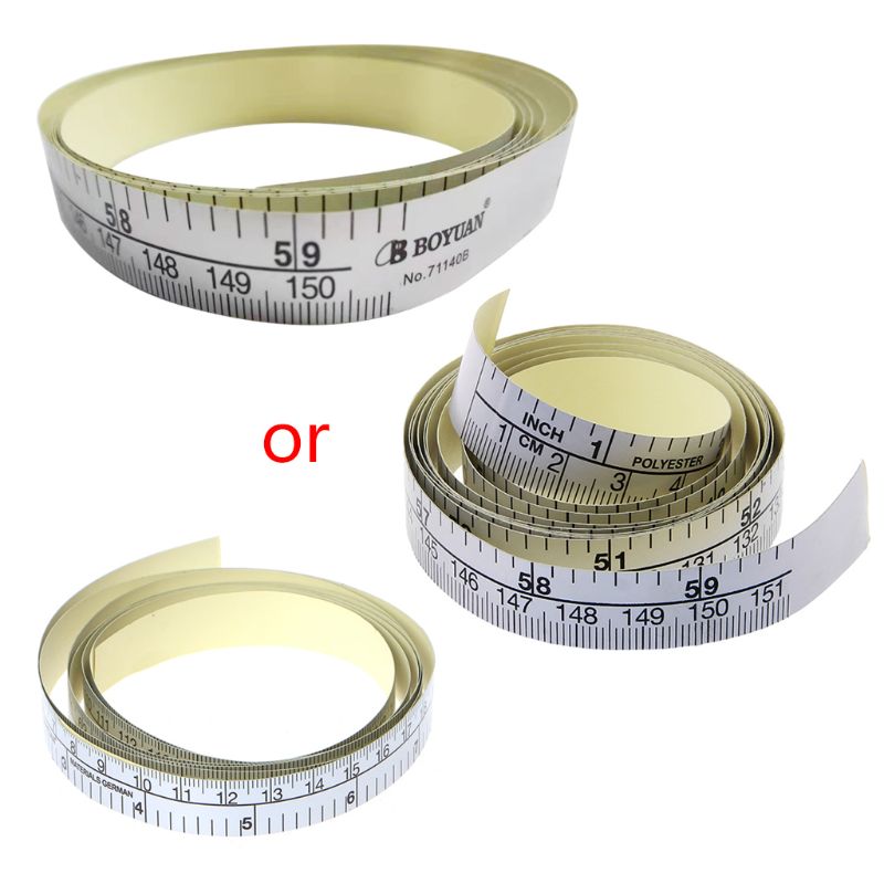 Self Adhesive Measuring Tape for DIY Projects 1.5m by HitMyNeed