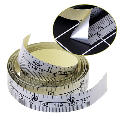 Self Adhesive Measuring Tape for DIY Projects 1.5m by HitMyNeed
