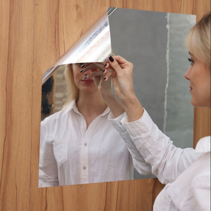 Self Adhesive Mirror Wall Sticker 50 x 100 cm by HitMyNeed