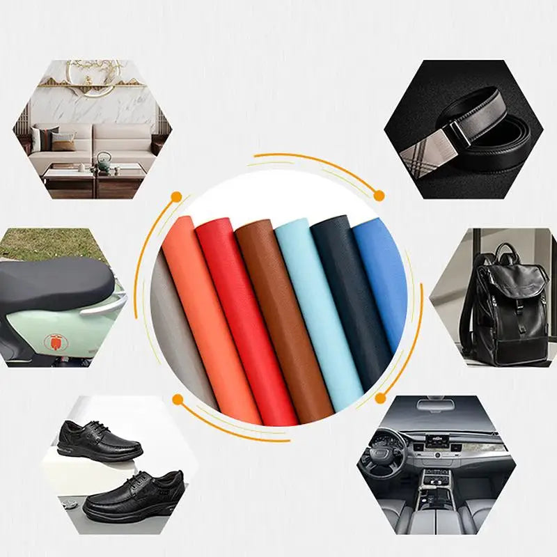 Self Adhesive PU Leather Patch for Sofa & Furniture by HitMyNeed