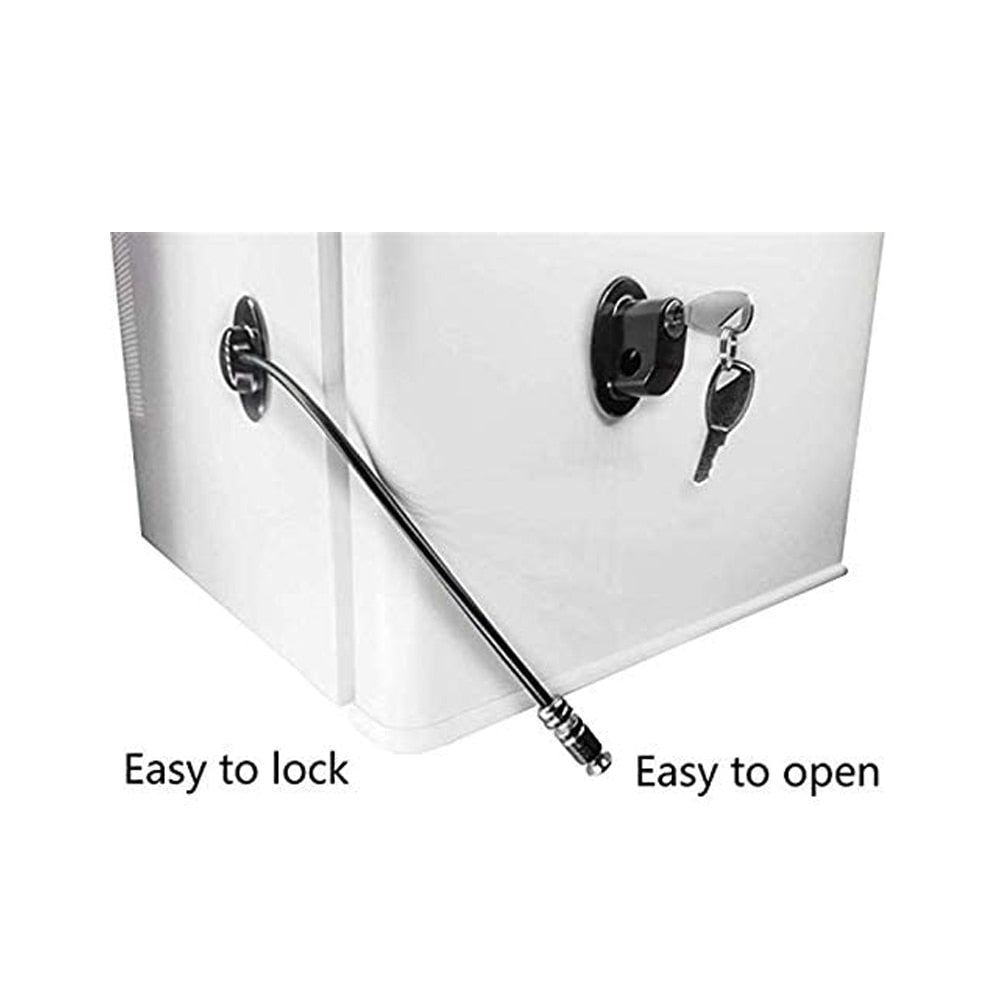 Self-Adhesive Refrigerator Safety Lock with Keys by HitMyNeed