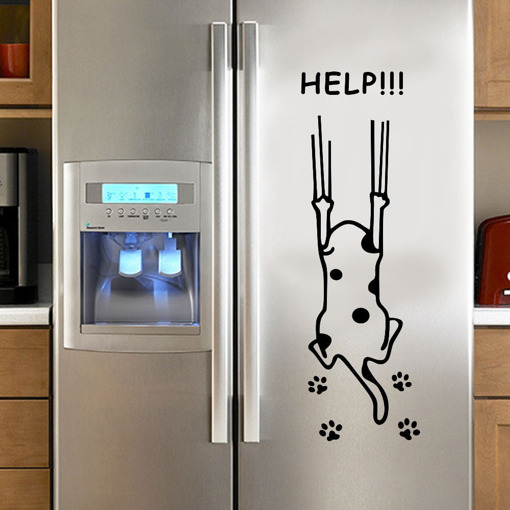 Self-Adhesive Refrigerator Sticker PVC Decor 22x70cm by HitMyNeed