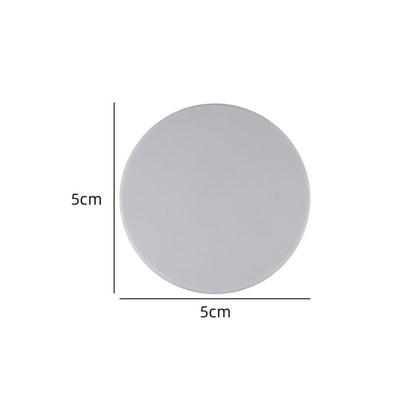 Self Adhesive Rubber Door Bumper Wall Protector round-grey by HitMyNeed