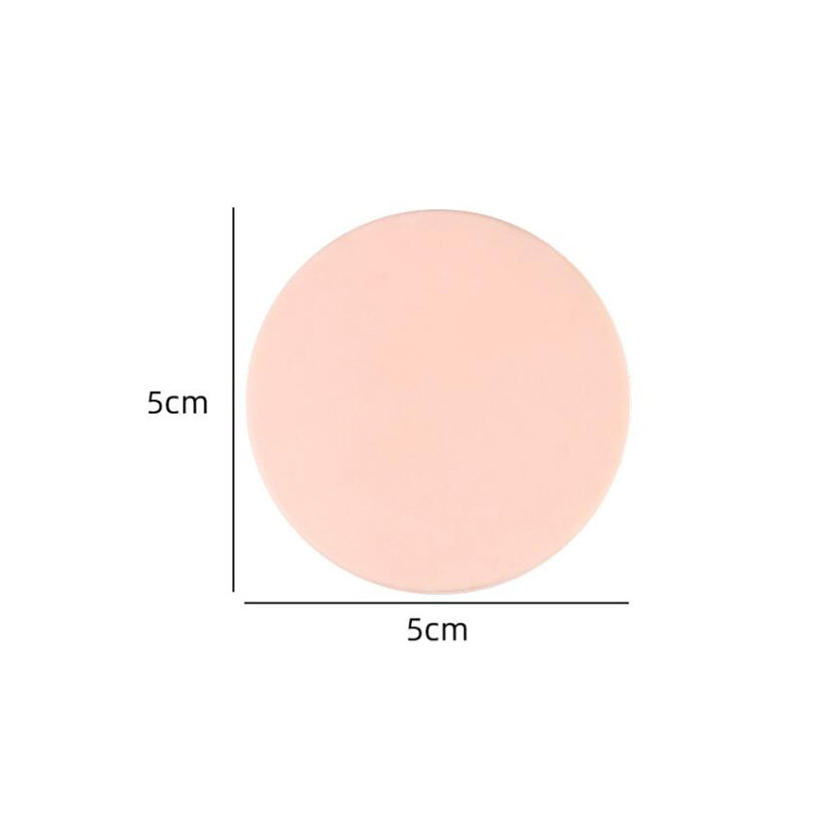 Self Adhesive Rubber Door Bumper Wall Protector round-pink by HitMyNeed