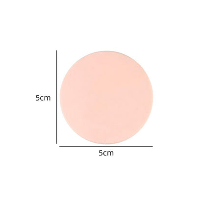 Self Adhesive Rubber Door Bumper Wall Protector round-pink by HitMyNeed