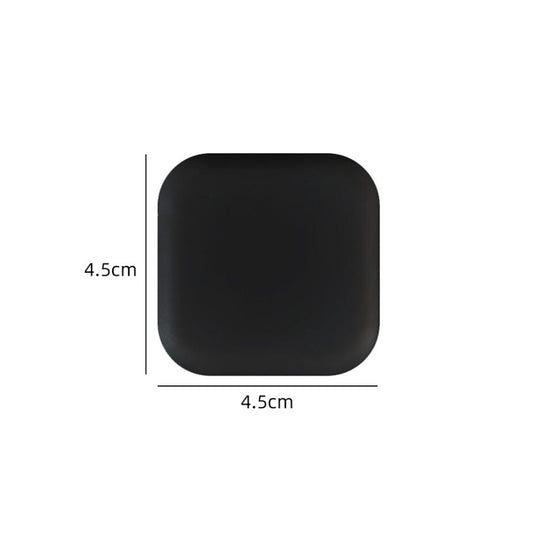 Self Adhesive Rubber Door Bumper Wall Protector square-black by HitMyNeed