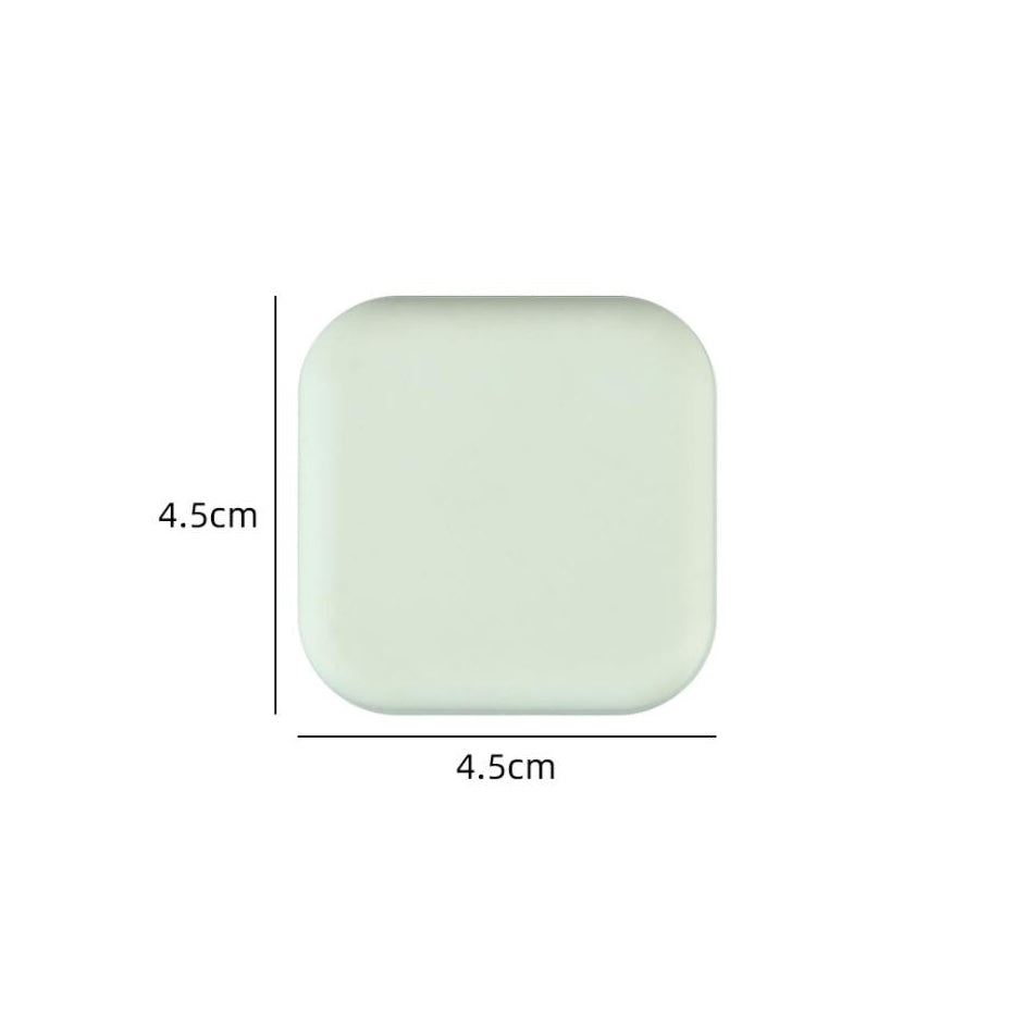 Self Adhesive Rubber Door Bumper Wall Protector square-green by HitMyNeed