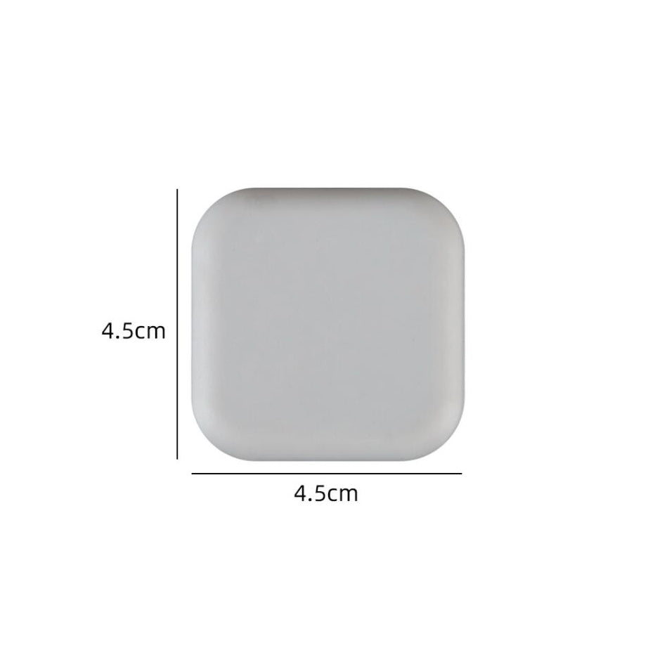 Self Adhesive Rubber Door Bumper Wall Protector square-grey by HitMyNeed