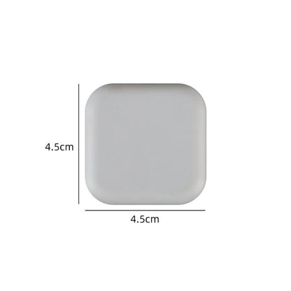 Self Adhesive Rubber Door Bumper Wall Protector square-grey by HitMyNeed