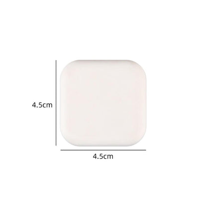Self Adhesive Rubber Door Bumper Wall Protector square-white by HitMyNeed