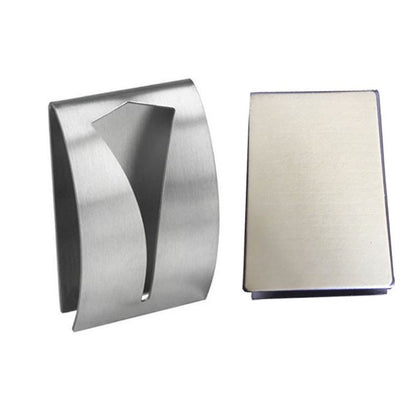Self Adhesive Stainless Steel Towel Hooks (2 Pack) by HitMyNeed