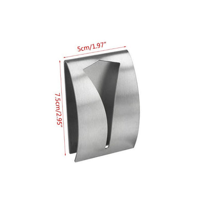 Self Adhesive Stainless Steel Towel Hooks (2 Pack) by HitMyNeed