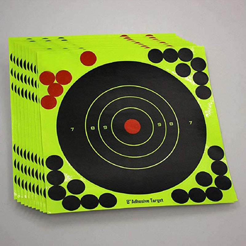 Self-Adhesive Target Stickers, 20 cm (10 Pack) by HitMyNeed