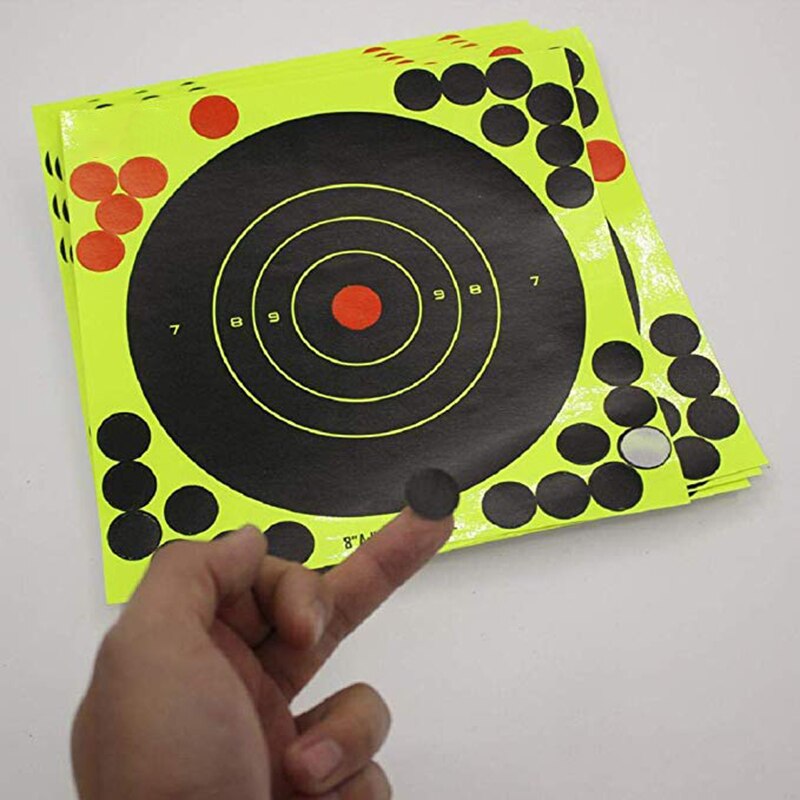 Self-Adhesive Target Stickers, 20 cm (10 Pack) by HitMyNeed
