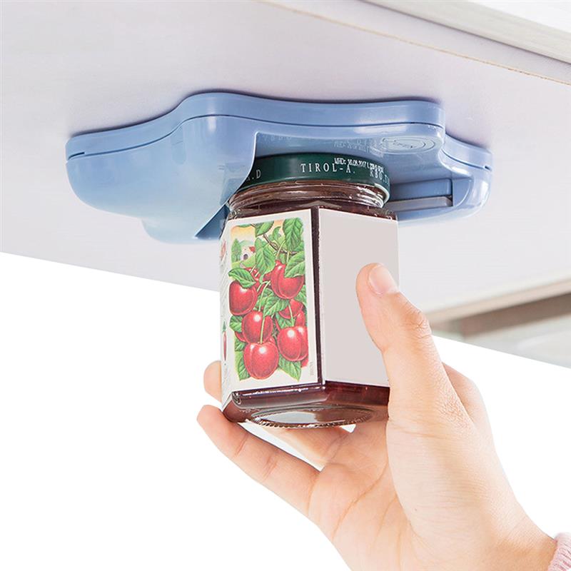 Self-Adhesive Under Cabinet Jar & Can Opener by HitMyNeed