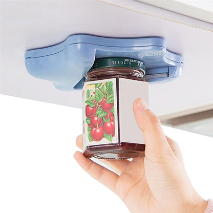 Self-Adhesive Under Cabinet Jar & Can Opener by HitMyNeed