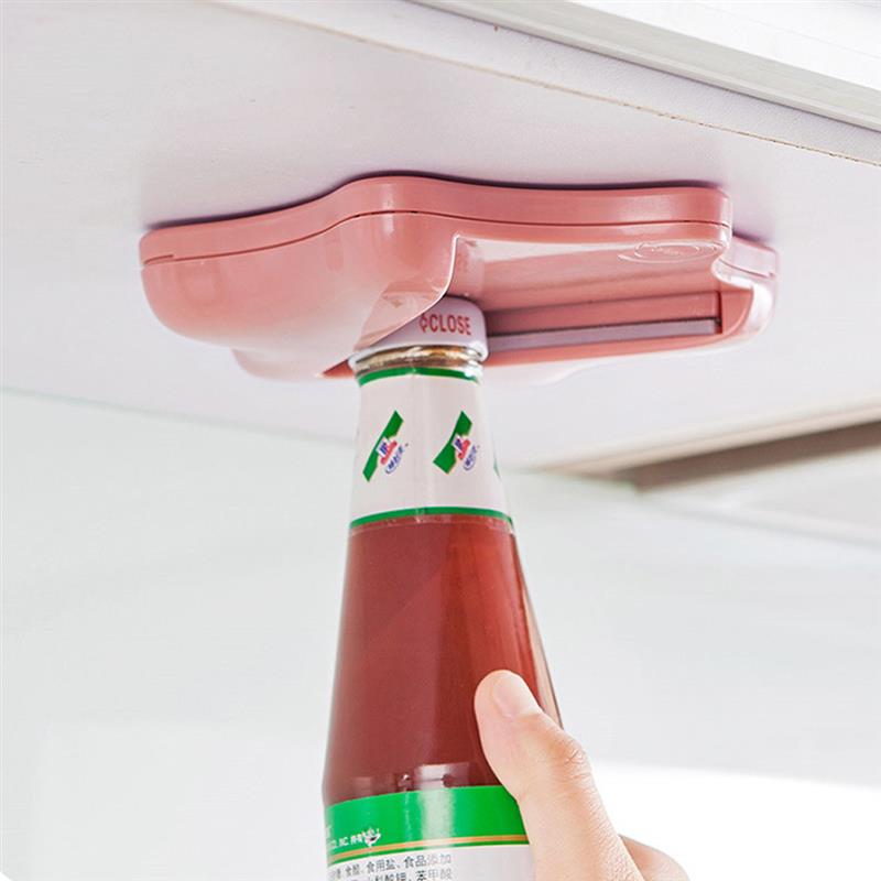 Self-Adhesive Under Cabinet Jar & Can Opener by HitMyNeed