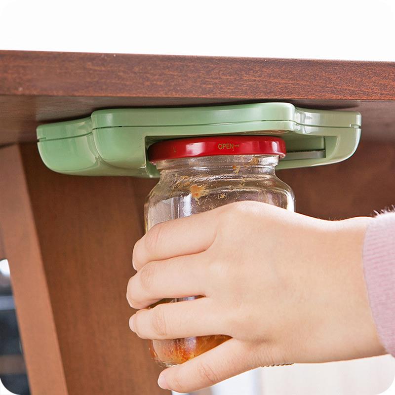 Self-Adhesive Under Cabinet Jar & Can Opener by HitMyNeed