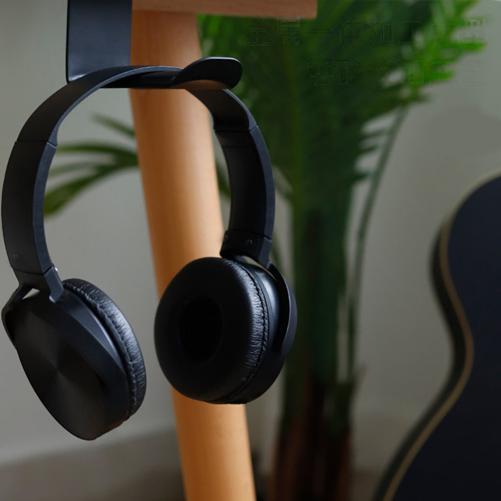 Self Adhesive Under Desk Headphone Hanger by HitMyNeed
