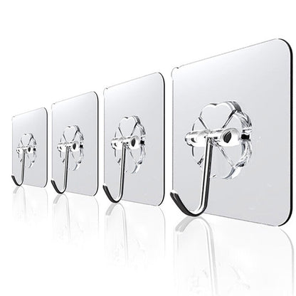 Self Adhesive Wall Hooks Strong Suction (20 Pack) by HitMyNeed