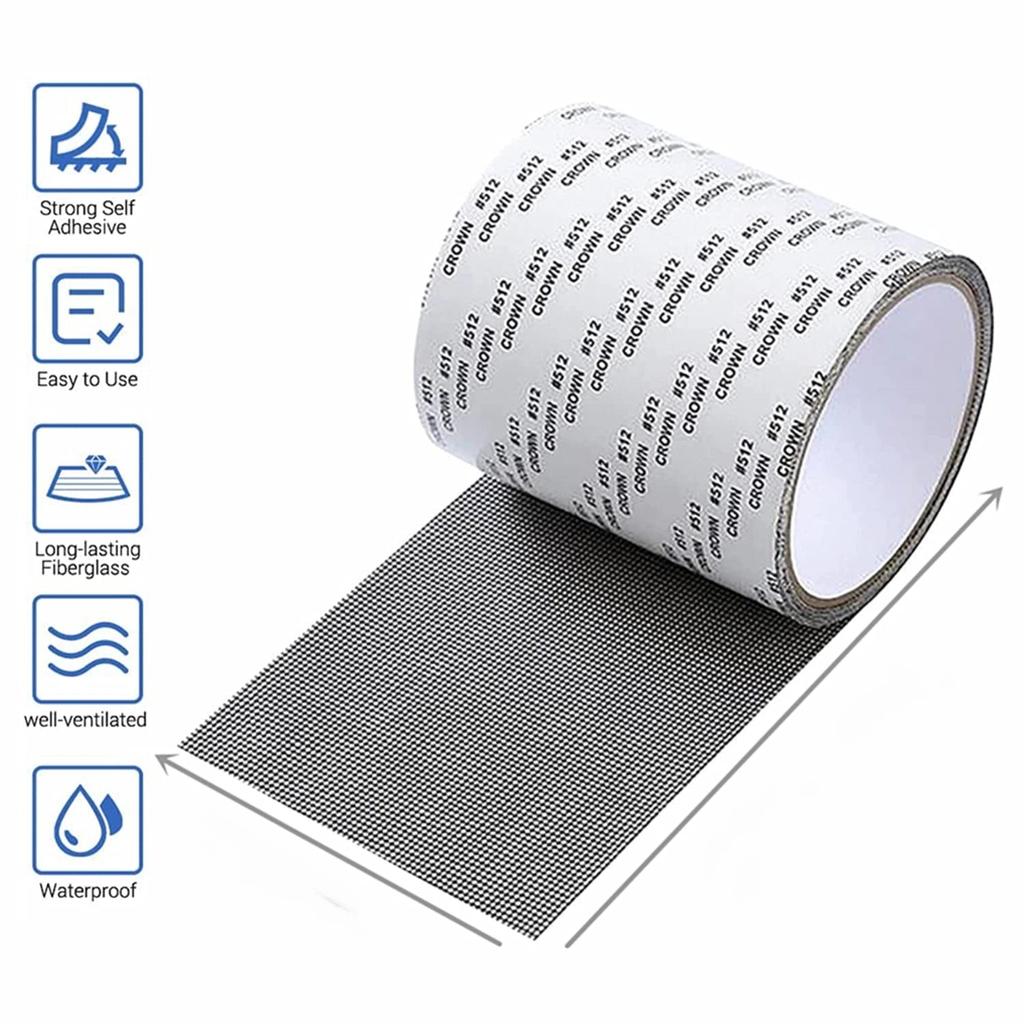 Self-Adhesive Window Screen Mosquito Repair Tape by HitMyNeed