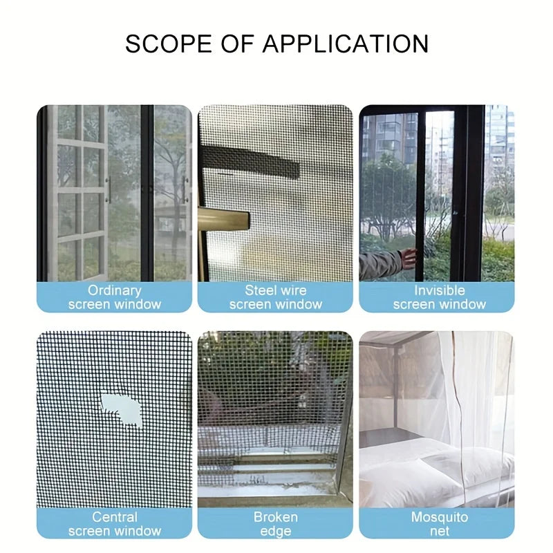 Self-Adhesive Window Screen Mosquito Repair Tape by HitMyNeed