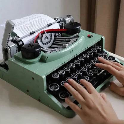 Self-Assembly Classic Typewriter Model Building Kit by HitMyNeed
