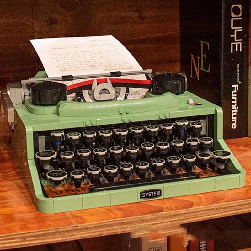 Self-Assembly Classic Typewriter Model Building Kit by HitMyNeed