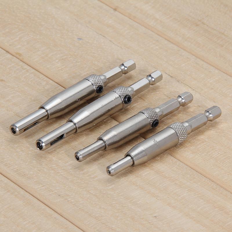 Self Centering Drill Bit Set of 4 for Pilot Holes by HitMyNeed
