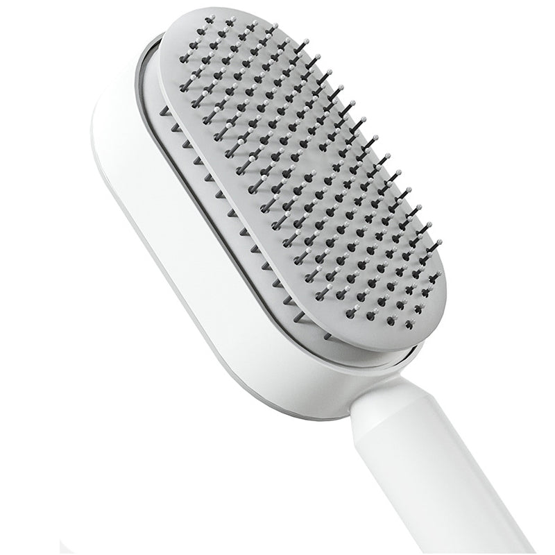 Self Cleaning Hair Brush with One-Touch Release by HitMyNeed