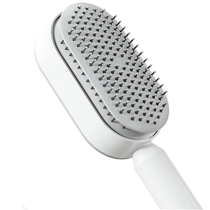 Self Cleaning Hair Brush with One-Touch Release by HitMyNeed