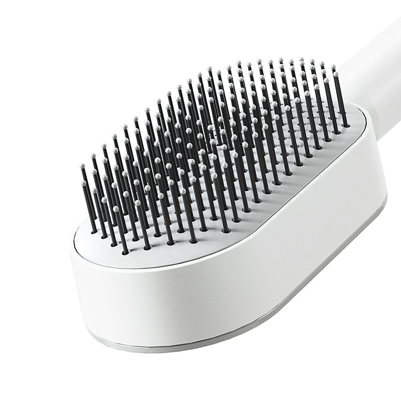 Self Cleaning Hair Brush with One-Touch Release by HitMyNeed