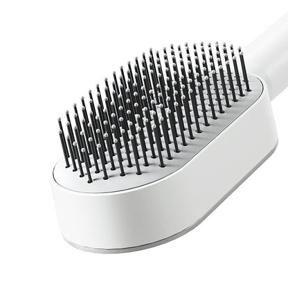 Self Cleaning Hair Brush with One-Touch Release by HitMyNeed