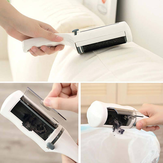 Self-Cleaning Lint Brush Roller for Hair & Dust by HitMyNeed