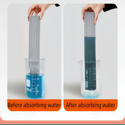Self-Draining Flat Rubber Cotton Mop with Extra Pads by HitMyNeed