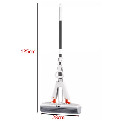 Self-Draining Flat Rubber Cotton Mop with Extra Pads by HitMyNeed