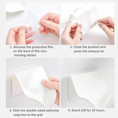 Self Draining Wall Mount Soap Dish Holder by HitMyNeed