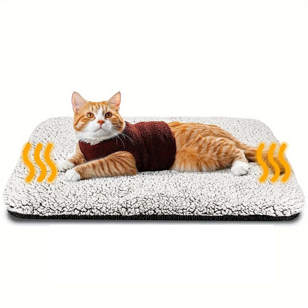 Self-Heating Pet Pad Blanket for Cats & Dogs m by HitMyNeed