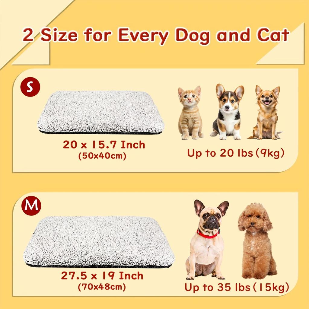Self-Heating Pet Pad Blanket for Cats & Dogs s by HitMyNeed