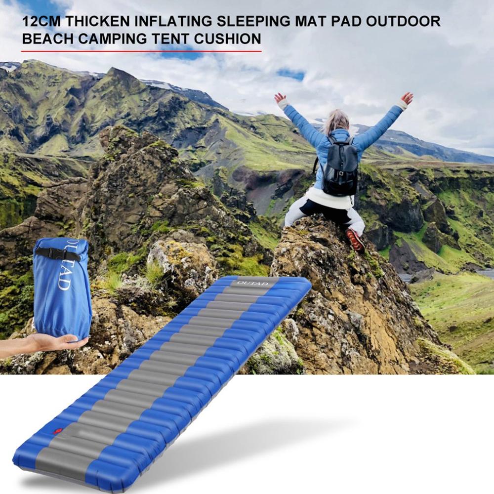 Self Inflating Sleeping Pad Camping Mat 190x60x12cm by HitMyNeed