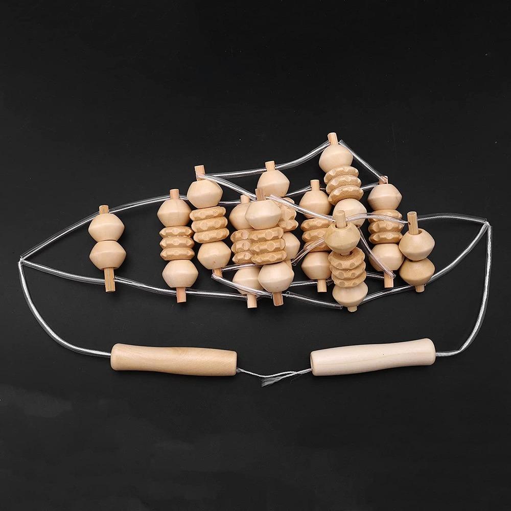 Self-Massage Wooden Roller for Back and Body by HitMyNeed