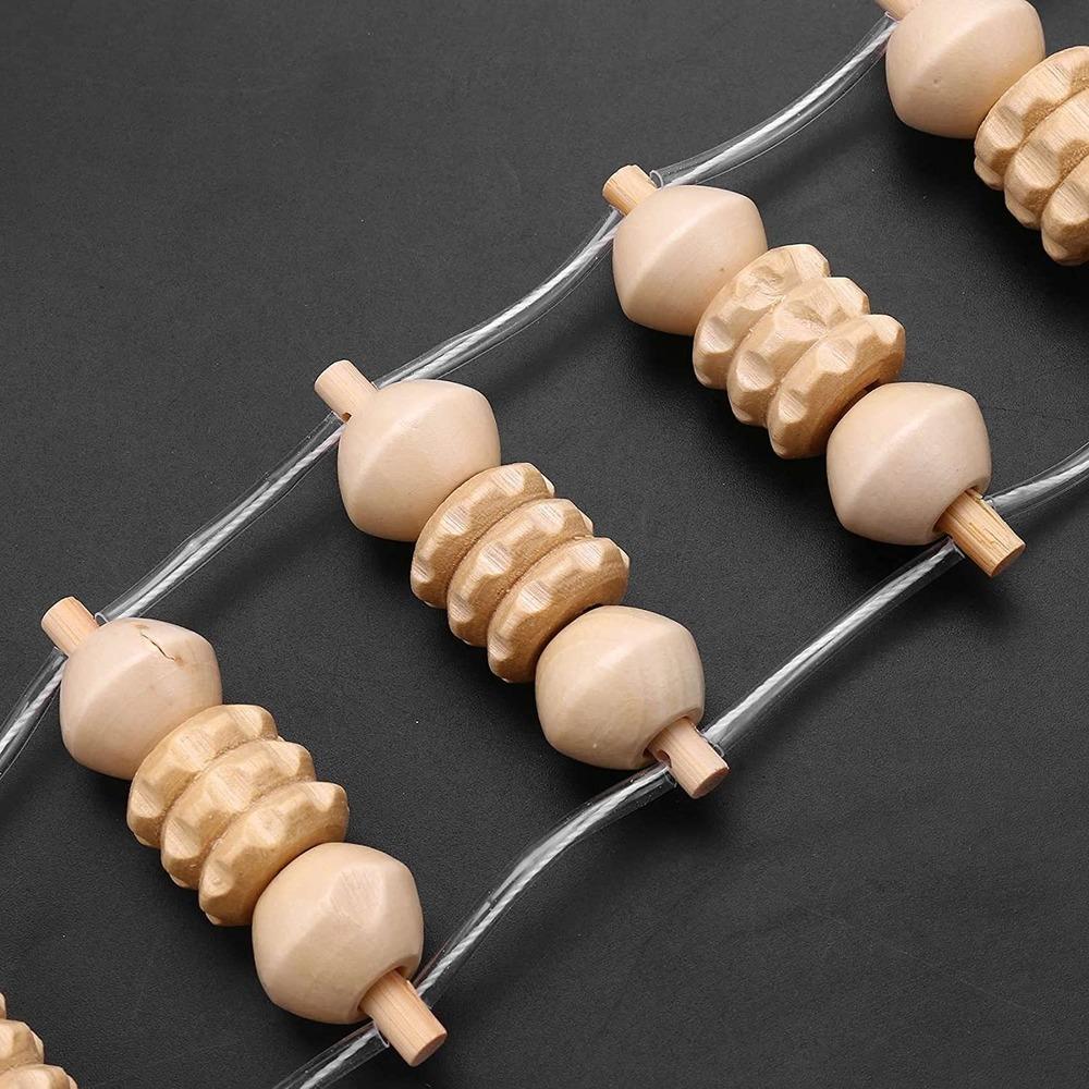 Self-Massage Wooden Roller for Back and Body by HitMyNeed