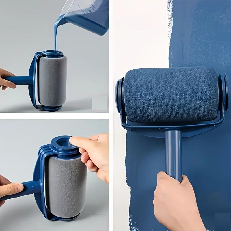 Self-Priming Large Drum Wall Paint Brush by HitMyNeed