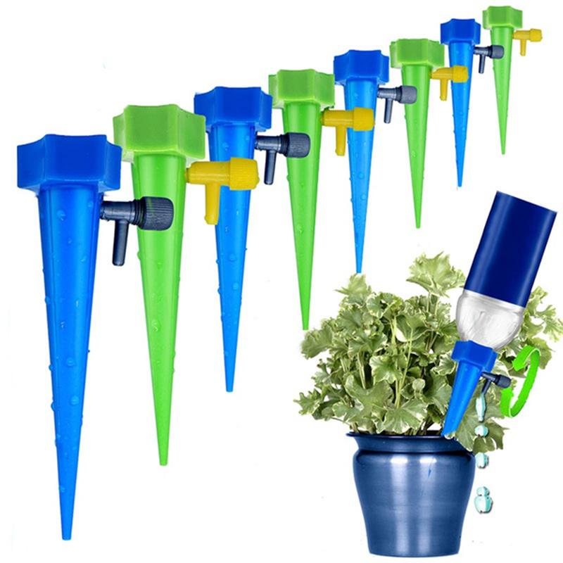 Self Watering Drip Irrigation Kit for Indoor Plants 12pcs-blue by HitMyNeed