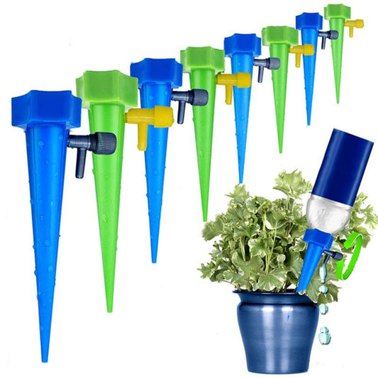 Self Watering Drip Irrigation Kit for Indoor Plants 12pcs-blue by HitMyNeed