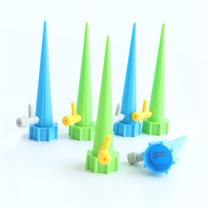 Self Watering Drip Irrigation Kit for Indoor Plants 6pcs-green by HitMyNeed
