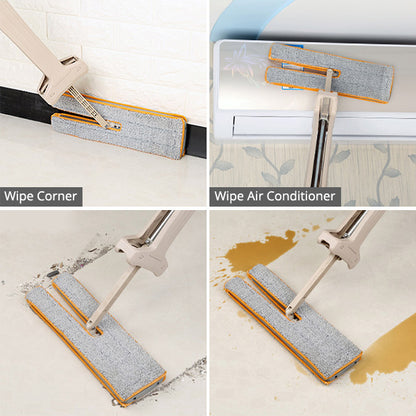 Self-Wringing Double Sided 360° Flat Mop by HitMyNeed