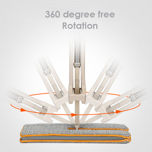 Self-Wringing Double Sided 360° Flat Mop by HitMyNeed